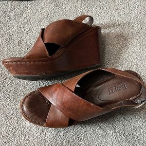 Born Wedges Leather